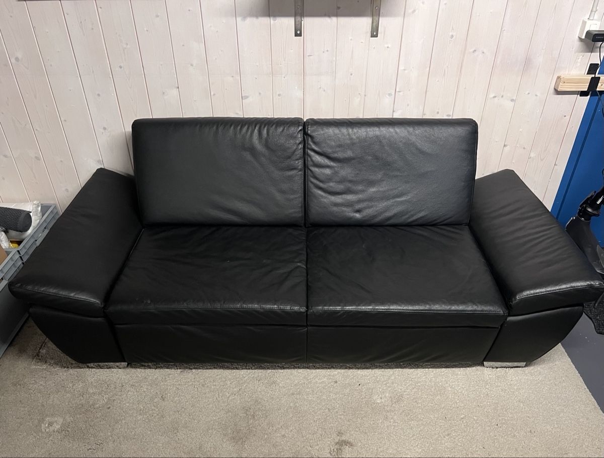 Sofas: Ledersofa 2er und 3er – D'occasion à Ilanz par GiiGii21