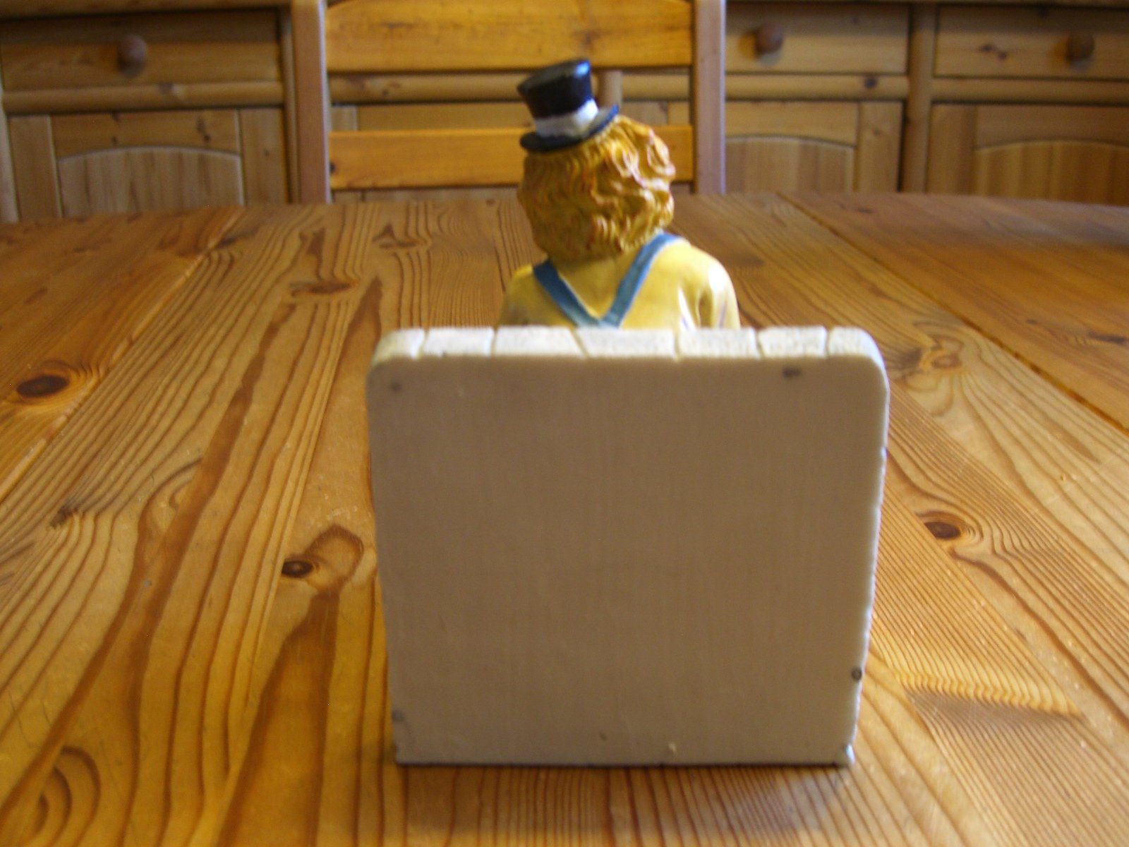 Statuette: Lustiger "Gilde" Clown mit einem Megaphon, Buchstütze, Deko – Usato da Winterthur venduto da Gaia 2