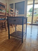 Nachttisch 40x40x55cm Holzoptik dunkelbraun