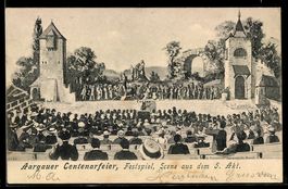 AK Aargau, Centenarfeier, Festspiel, Scene aus dem 5. Akt
