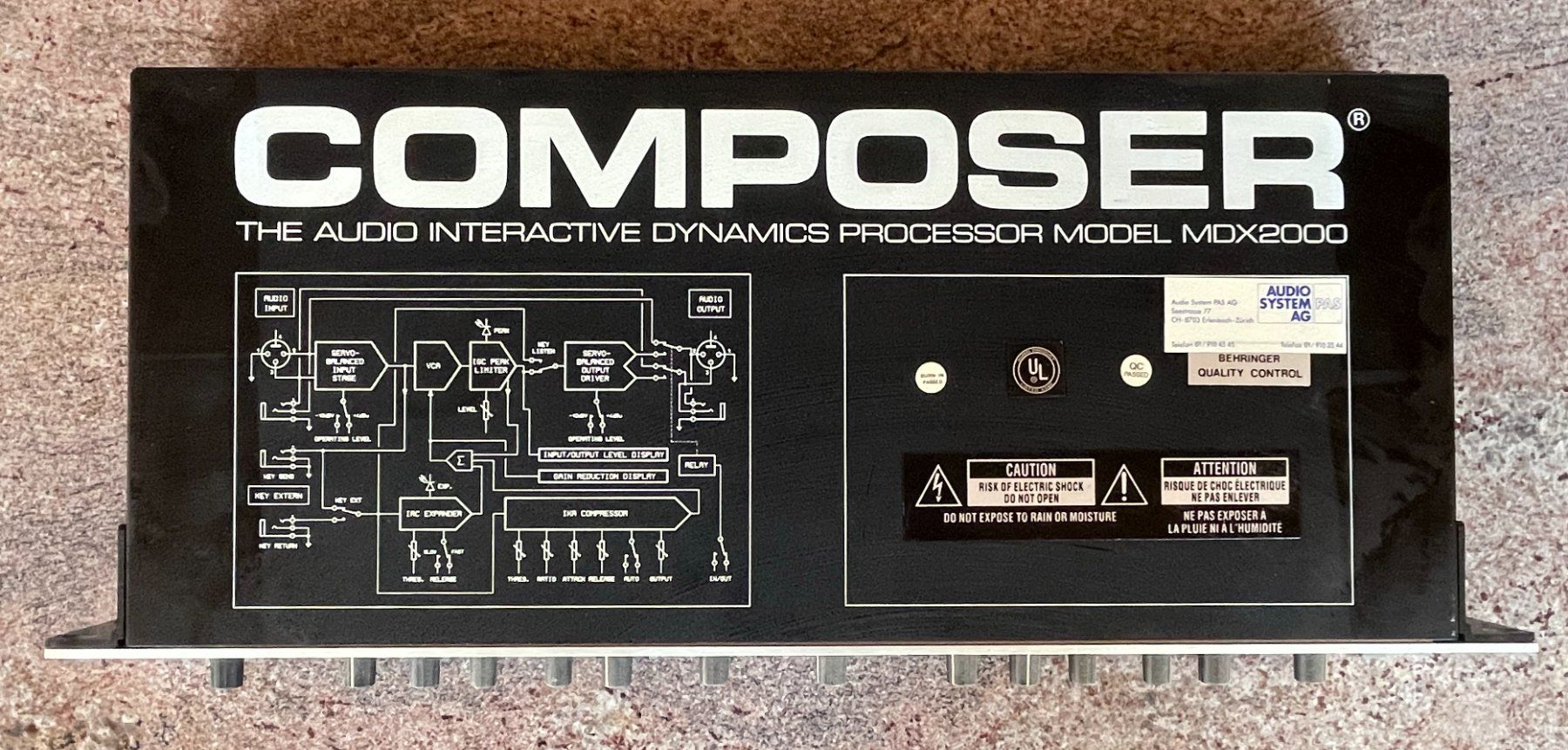 Behringer Platines de mixage: Composer Behringer - Model MDX 2000 – D'occasion à Vielbringen Worb par ost_fls6