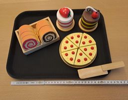 Spielküche Dessert Kuchen Set Kinder Spielzeug Holz