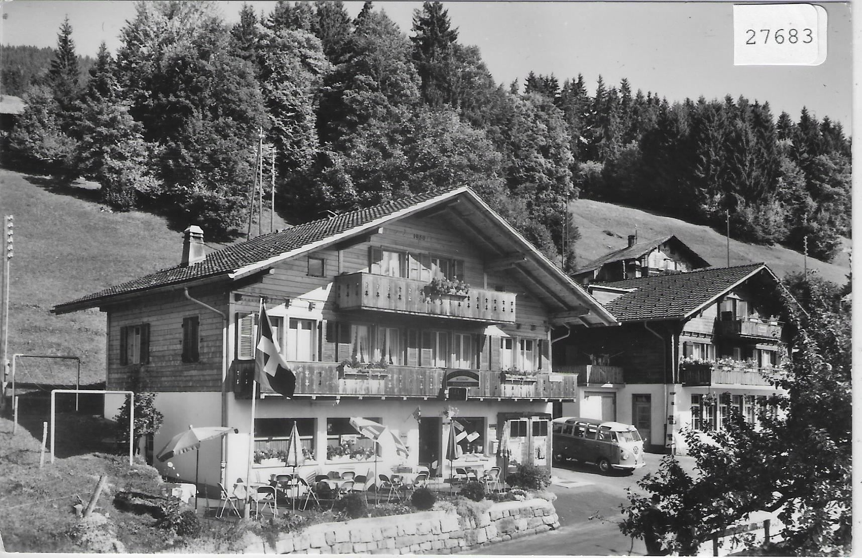 Cartoline postali: Beatenberg - Tea Room Primeli - VW-Bus – Usato da Ettingen venduto da Kartenplanet