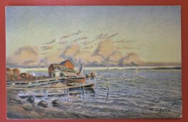 Schweden Landschaftsmotiv top, datiert 1946