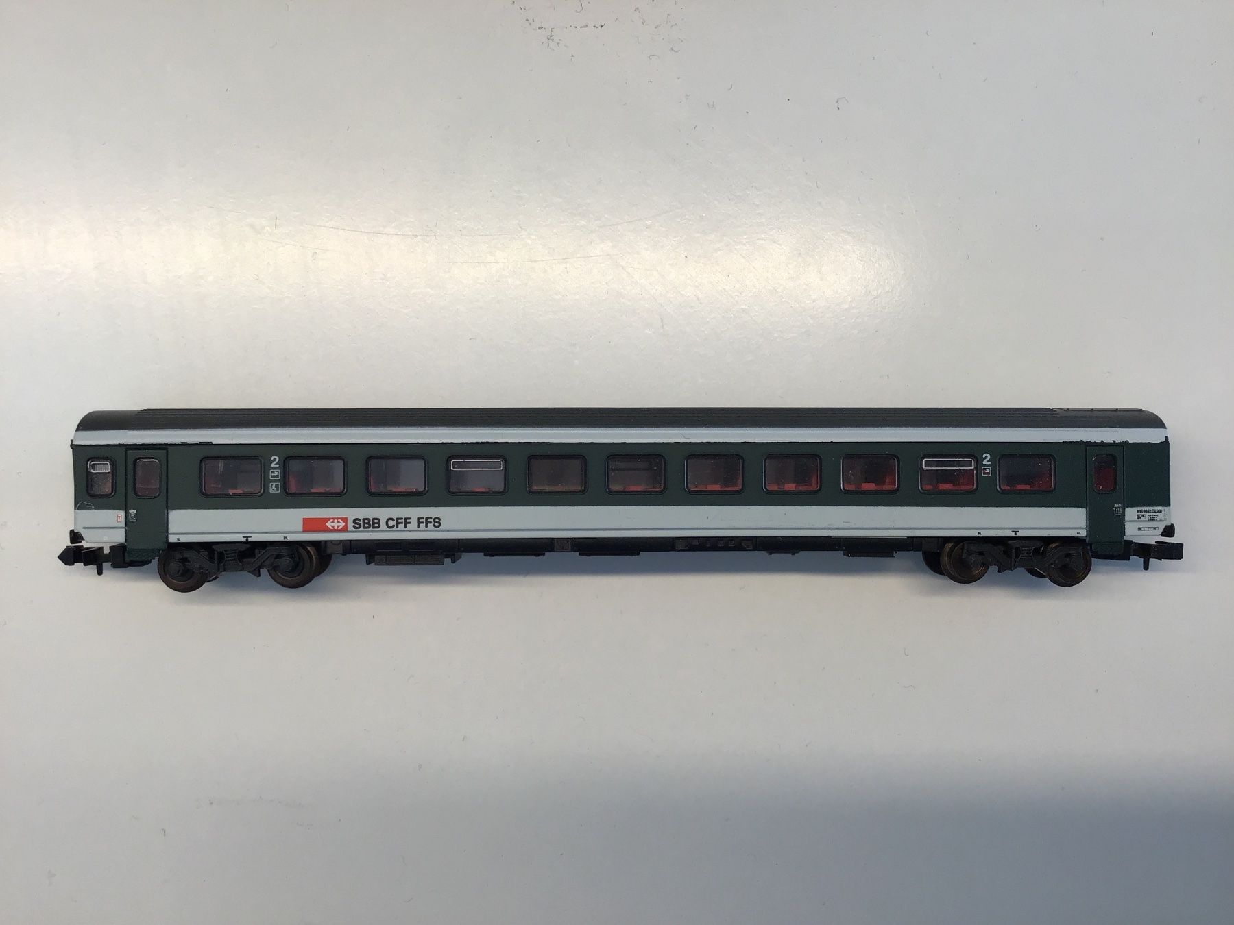 Roco Modellini di ferrovie: ROCO 2 KL PERSONENWAGEN SPUR N – Usato da Männedorf venduto da Modell-Spezialisten