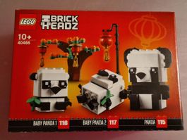 LEGO BrickHeadz 40466 Pandas Neu