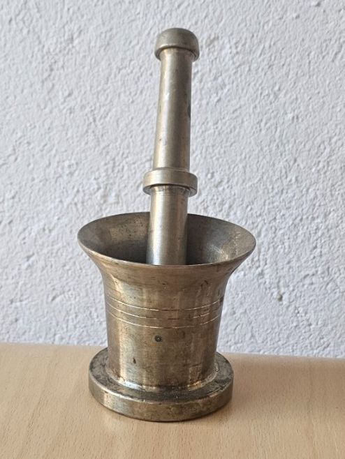 Sonstiges für das Kochen & Backen: Antiker Messing Mörser mit Stössel schwer CCCP – Gebraucht aus Pfäffikon ZH von eric0113 1