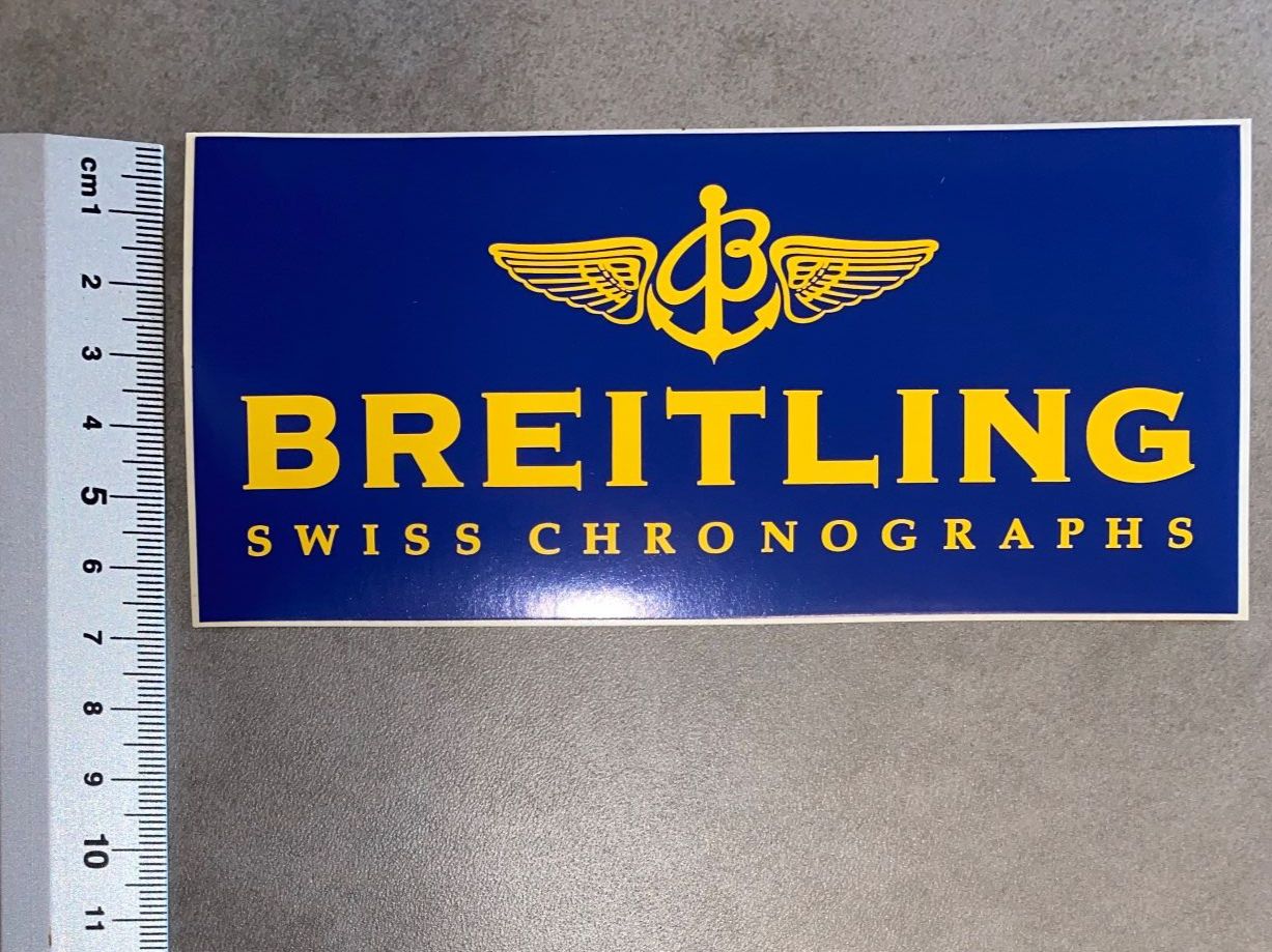 Sticker: Breitling Abziehbild Aufkleber Kleber – Nuovo (secondo la descrizione) da Meiringen venduto da sellswiss 1