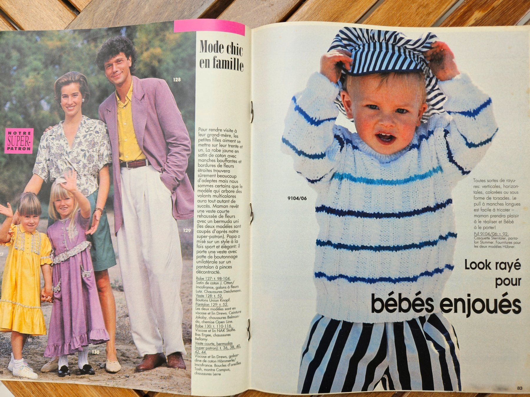 Schnittmuster: Burda 04.1991 / tenues sport etc. – Gebraucht aus Lausanne von tal_01 7
