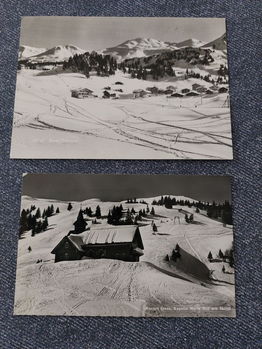 Cartoline postali: Antike Ansichtskarte / Postkarte vom Stoos 2 Stück – Usato da Winterberg ZH venduto da Evaanna0