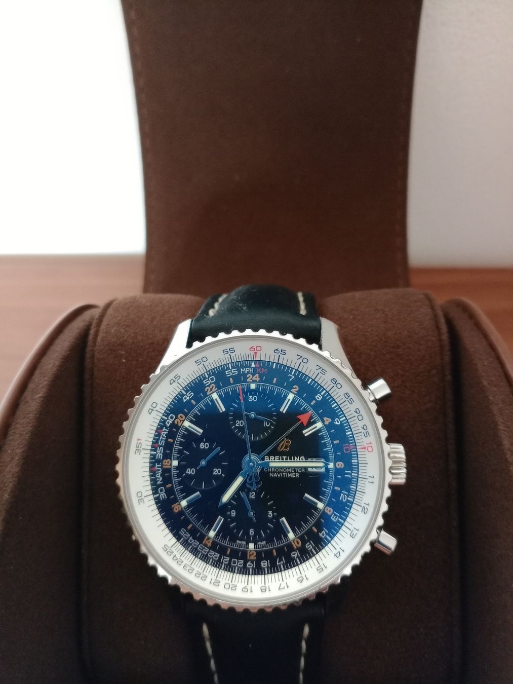 Breitling Orologi: Breitling Navitimer  GMT 46 – Nuovo (secondo la descrizione) da Disentis-Muster venduto da Bix03