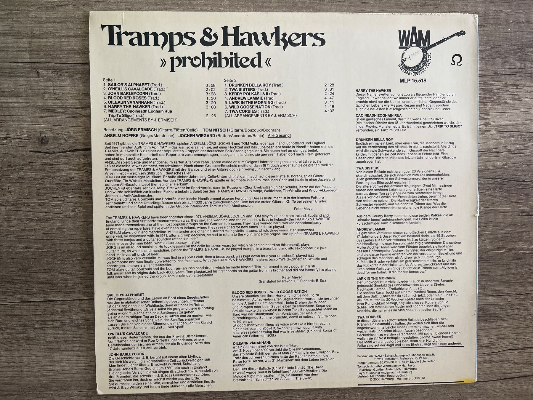 Schallplatten: A704/Tramps & Hawkers "prohibited" – Gebraucht aus Frutigen von Philippe_jsp 1