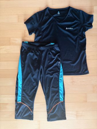 Laufoutfit für Damen Odlo und Crivit Sports S