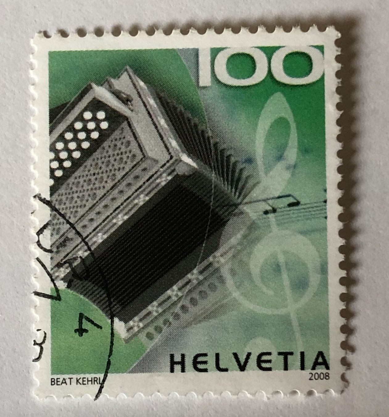 Tutti i francobolli: Nr.1268 Volksmusik GESTEMPELT 2008   – Usato da Aarau venduto da Billa007