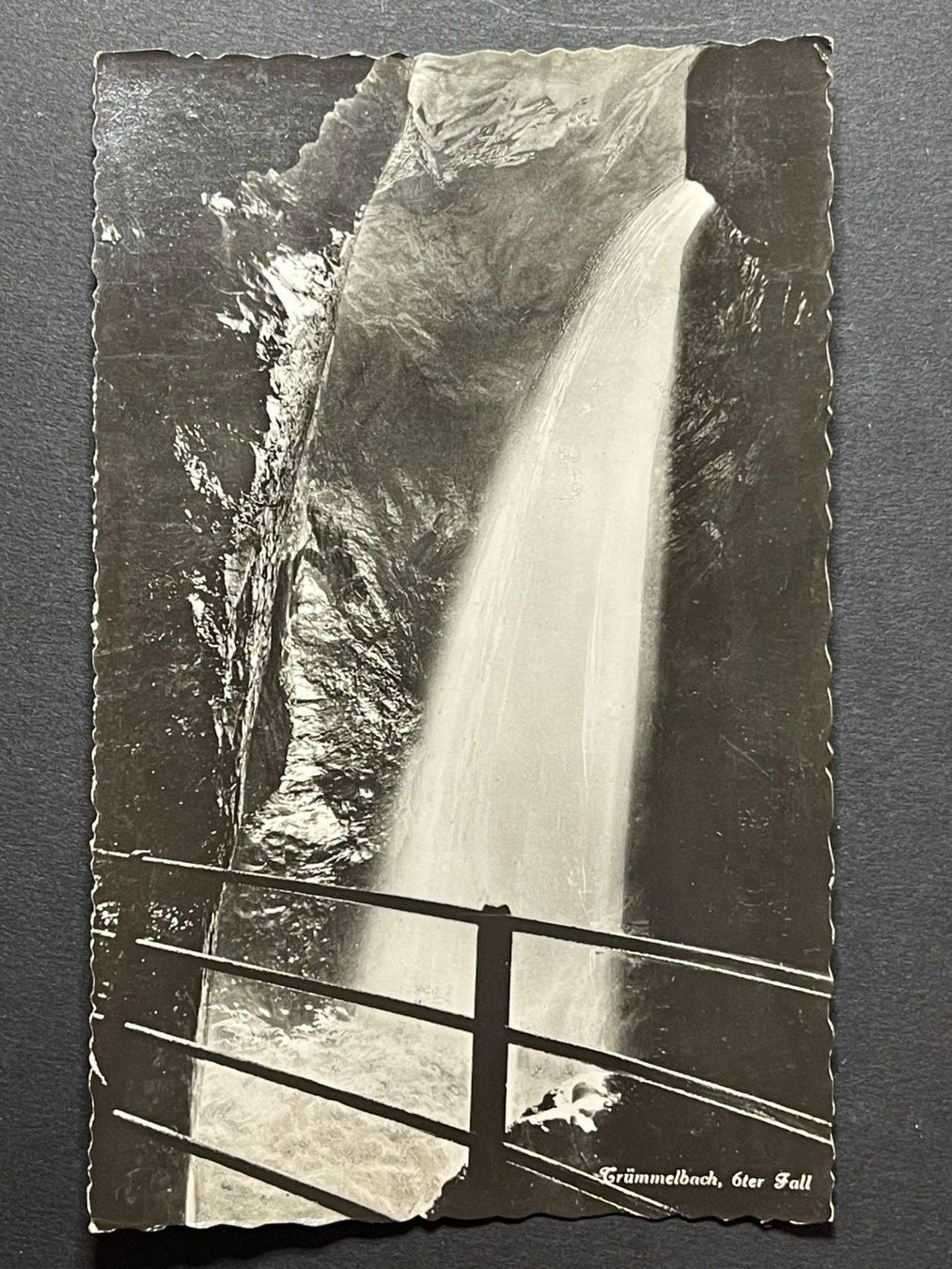 Ansichtskarten: Lauterbrunnen, Trümmelbach, 6. Fall – Gebraucht aus Steg VS von danwer74