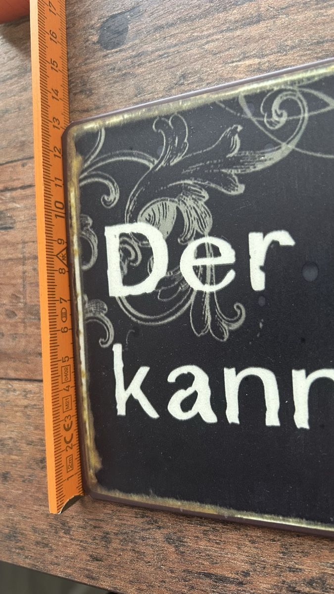 Insegne: Blechschild Der frühe Vogel kann mich mal – Usato da Oberwil BL venduto da ThreeLions1966 2
