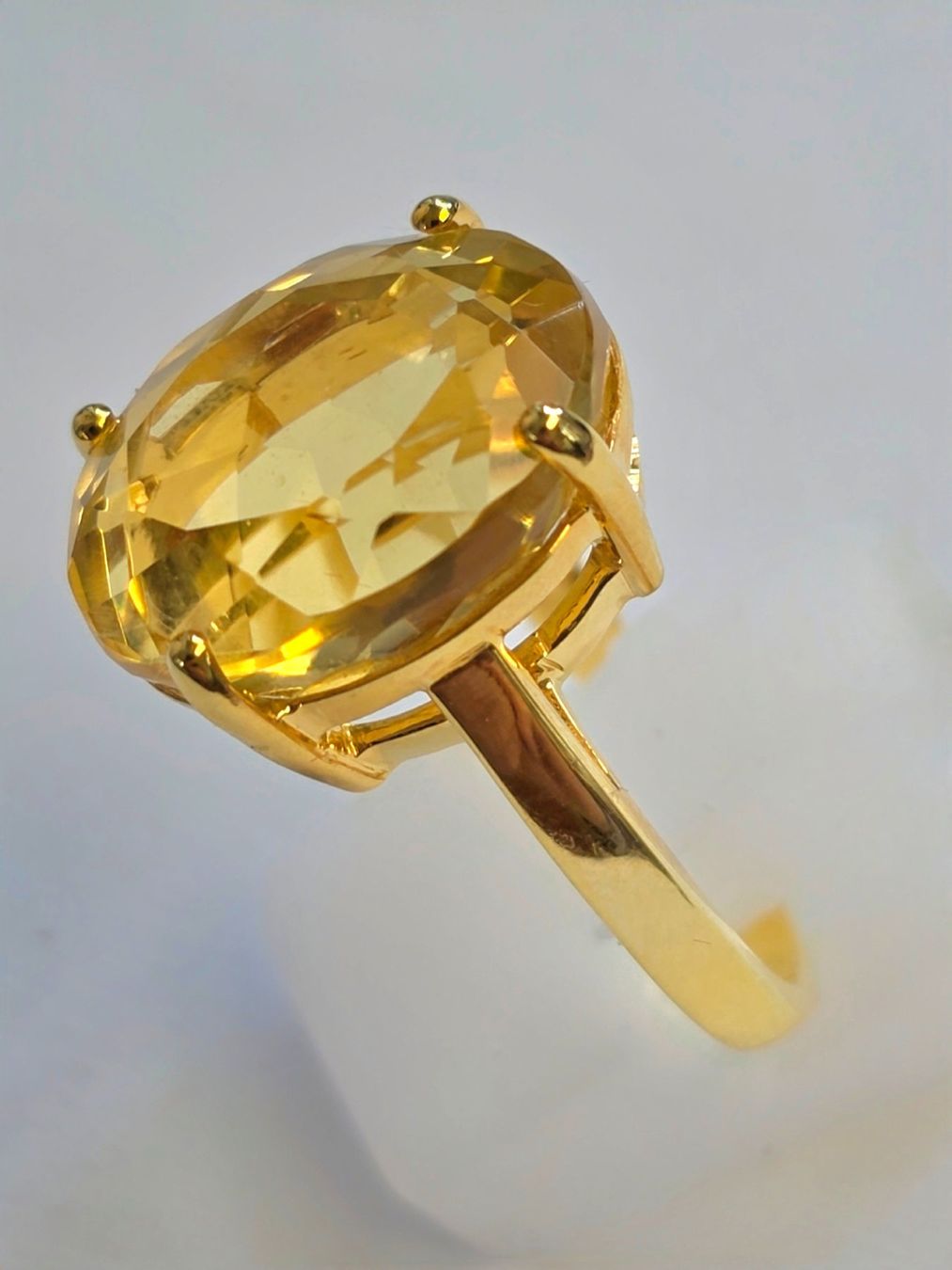 Anelli: Gold Fingering GelbSafir – Nuovo e nell'imballaggio originale da Zürich venduto da adriben 3