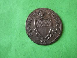 Freiburg 1846, 2 1/2 Rappen
