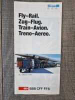 Prospekt SBB zug-Flug von 1995