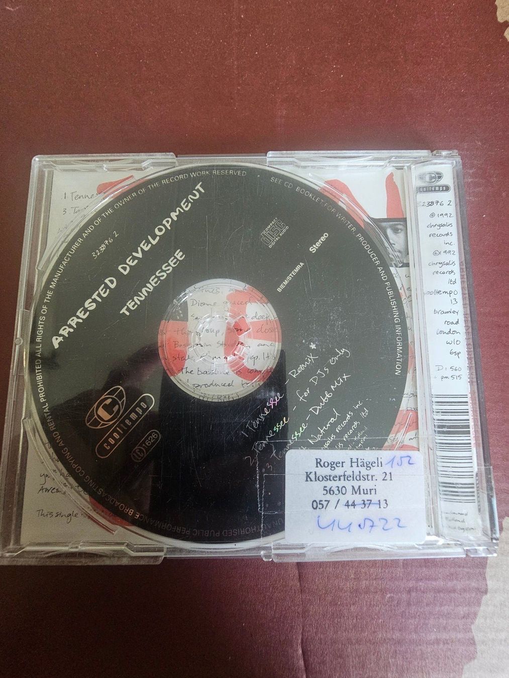 CDs: CD Single - Arrested Development – Tennessee (1992) – Gebraucht aus Biberist von Foolio0 1