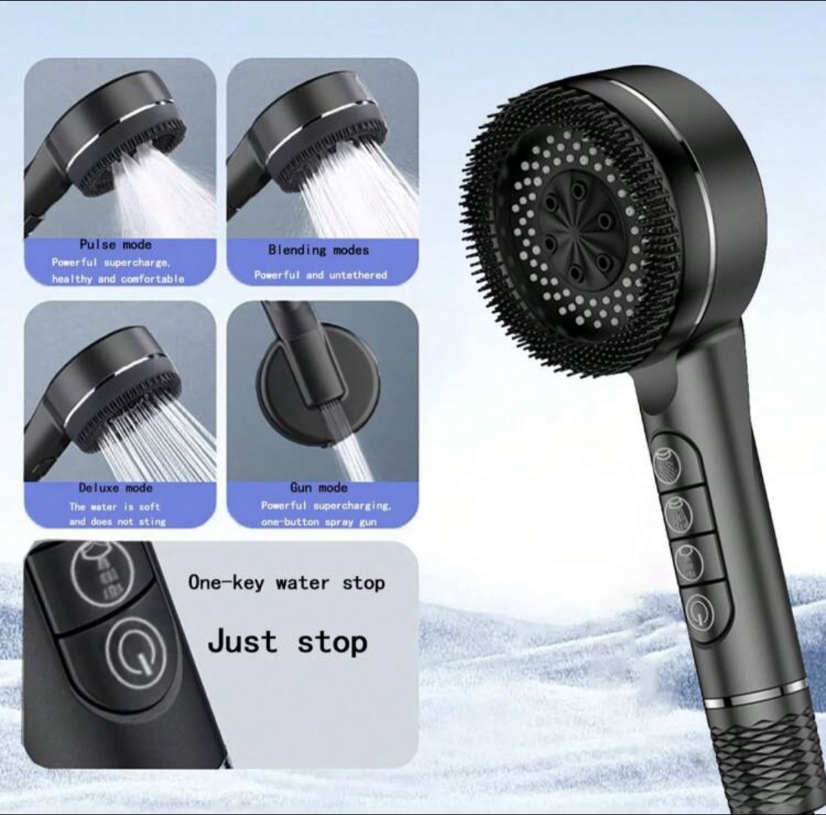 Soffioni doccia: Brausekopf mit Massagefunktion,Neu! – Nuovo e nell'imballaggio originale da Emmenbrücke venduto da engueteDeal