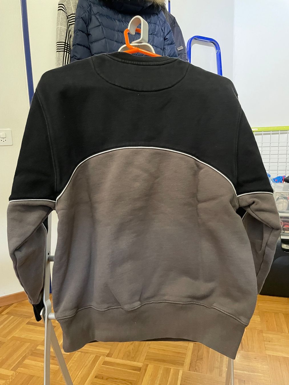 Palace Maglioni & Felpe: PALACE 2 TONE ARCH CREW BLACK / GREY , Size M – Usato da Nyon venduto da vallon_p38 2