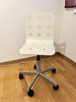 Kinder Bürostuhl Weiss mit Rollen, verstellbar, guter Zustan