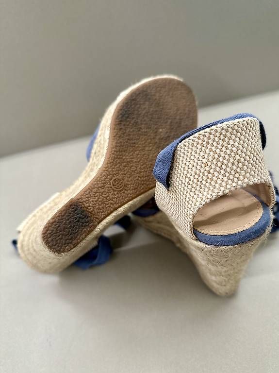 Scarpe da donna: Espadrillas con tacco a zeppa – Usato da Melano venduto da c.alonso 3