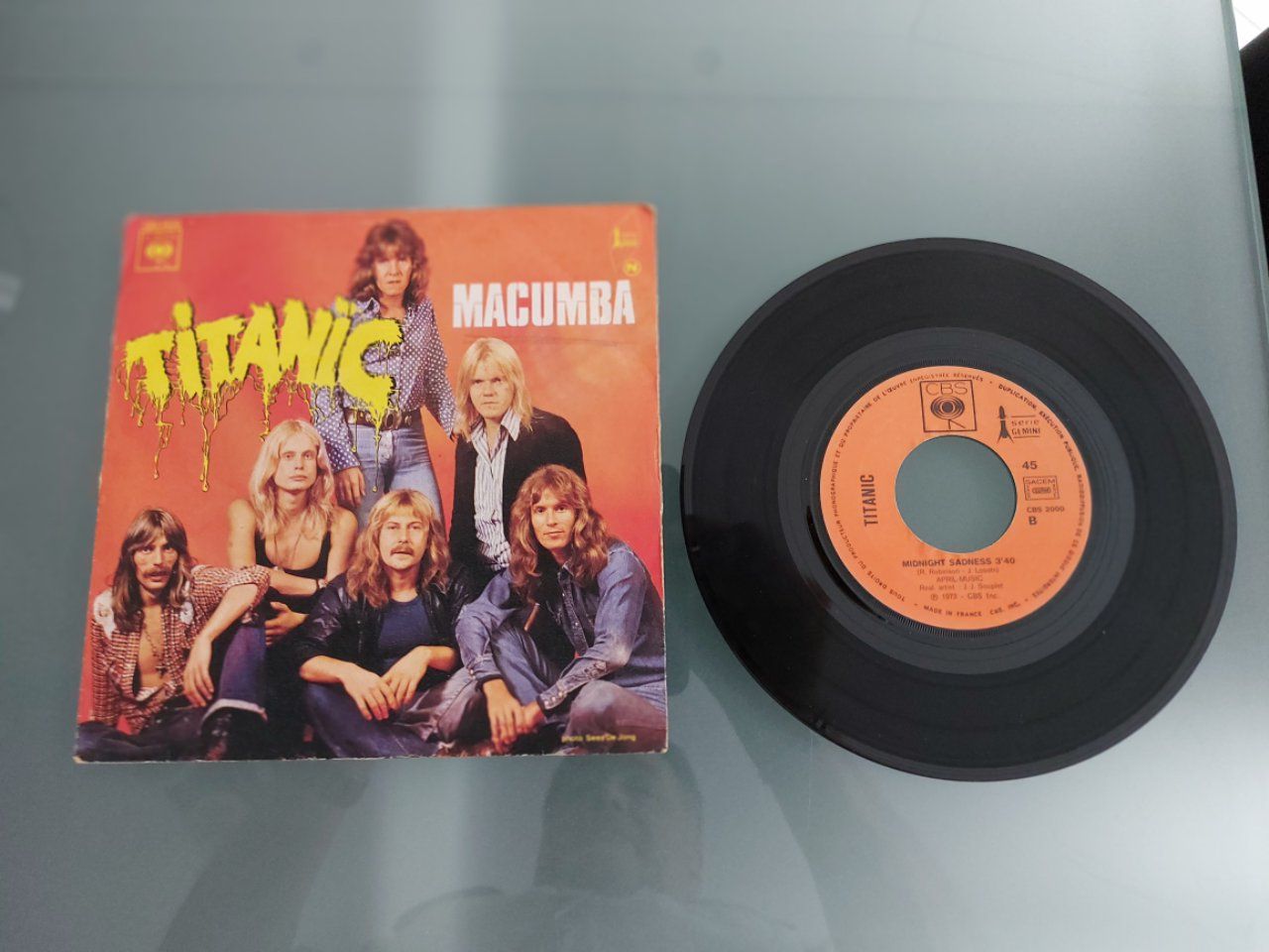 Dischi in vinile: Titanic (3) - Macumba (7", Single) Vinyl – Usato da Pambio Noranco venduto da TREBORLOP 1