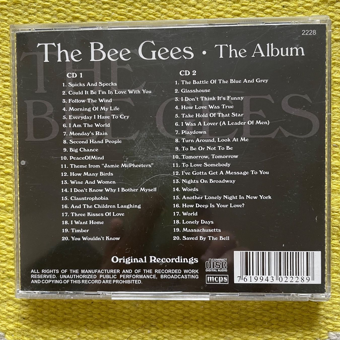 CDs: THE BEE GEES-2CD THE ALBUM – Gebraucht aus Rorschacherberg von  1