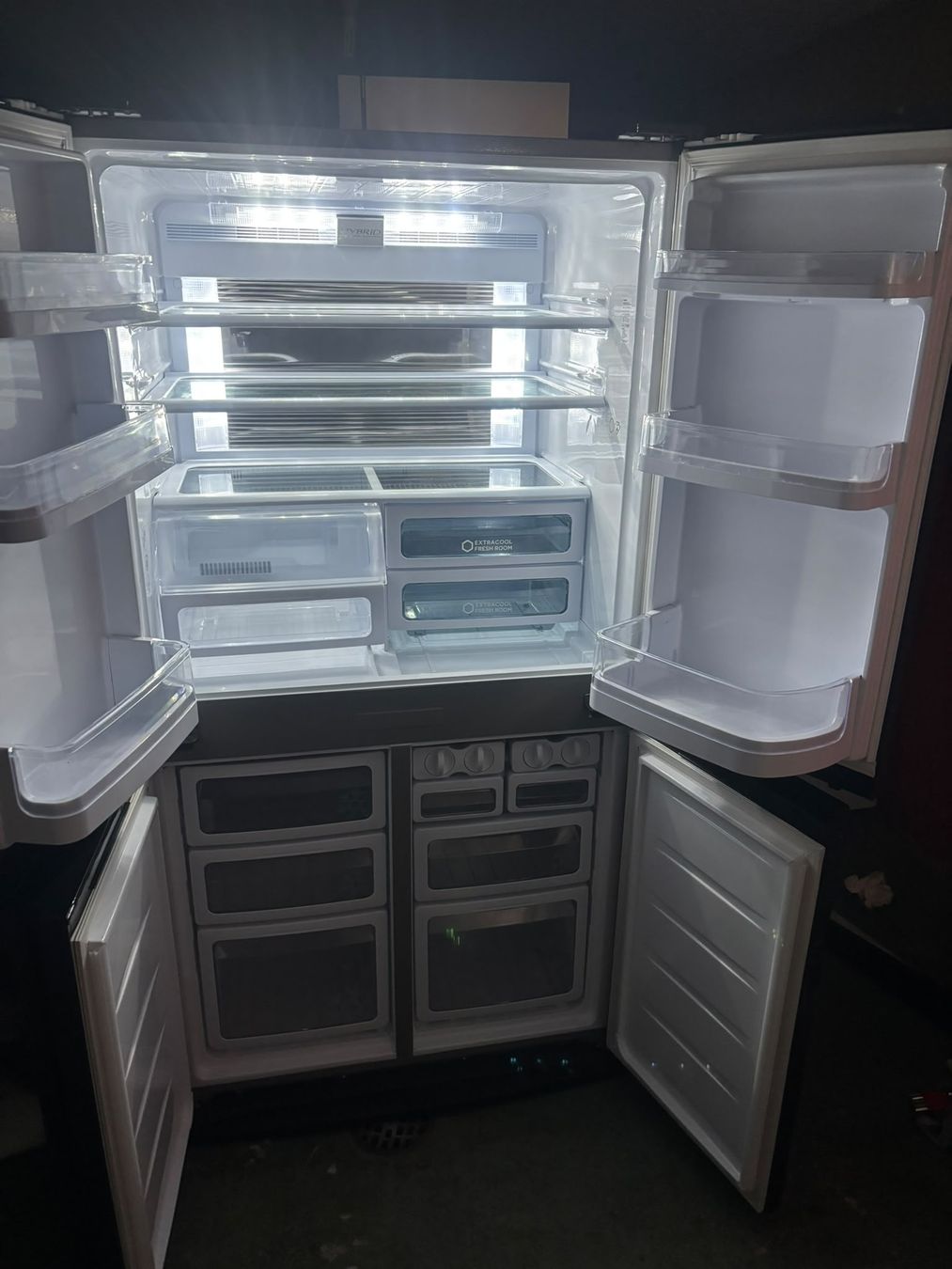 Frigoriferi: Sharp  Side by Side Edelstahl Kühlschrank mit Gefrierschrank – Usato da Suhr venduto da Mara-84 3