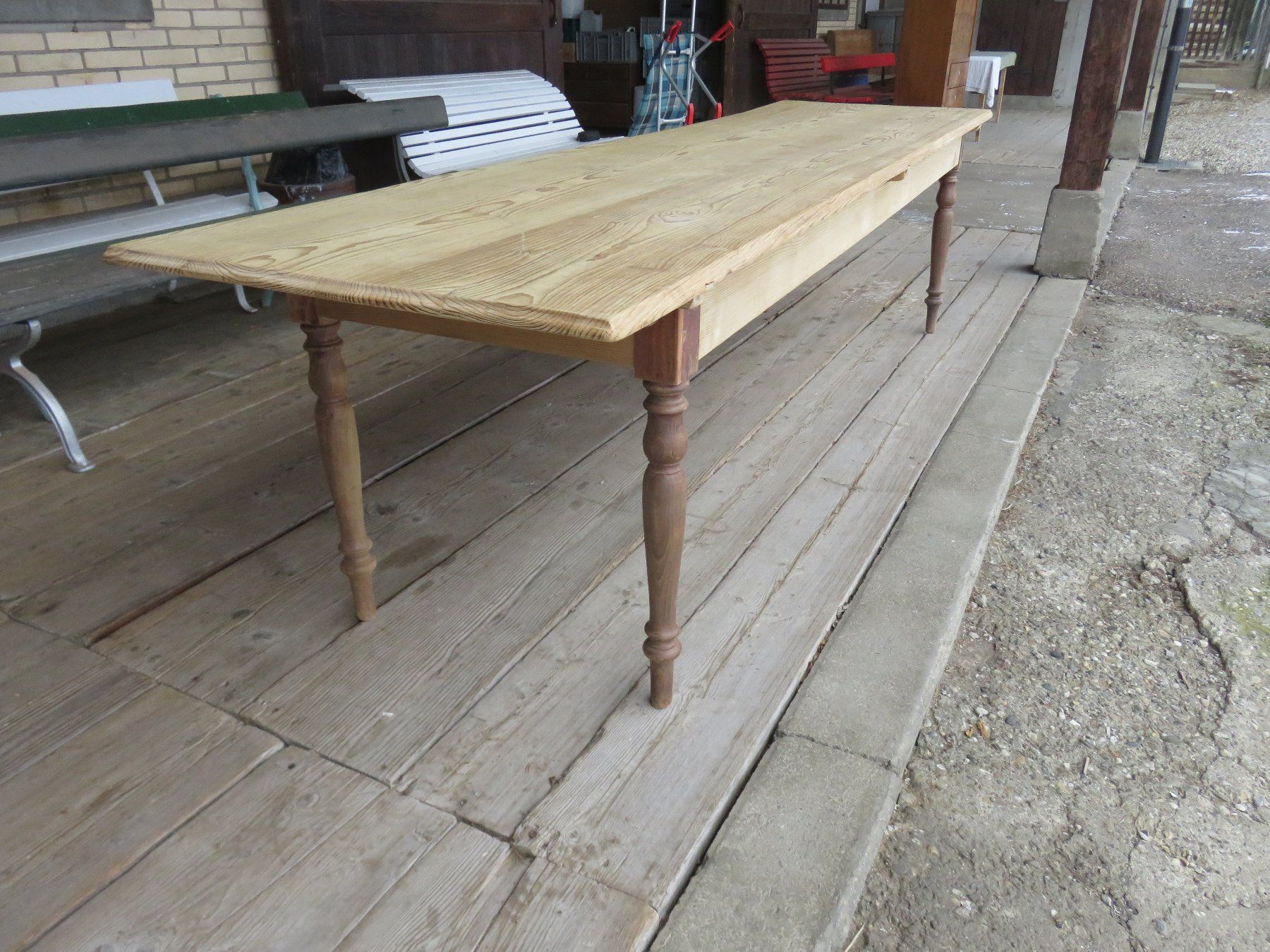 Tables: antiker langer Tannentisch 305cm – D'occasion à Ruswil par Mfladibus 5