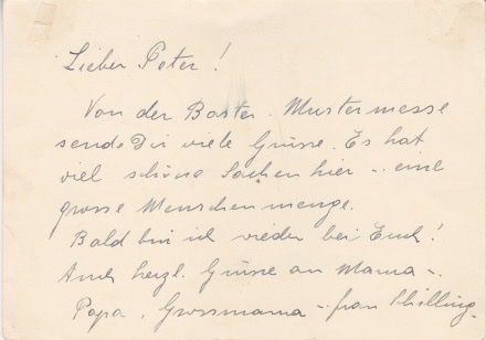 Cartoline postali: Jubiläums Postkarte 25. Schweizer Mustermesse 1916-1941 – Usato da Schlieren venduto da Rapaelli 1