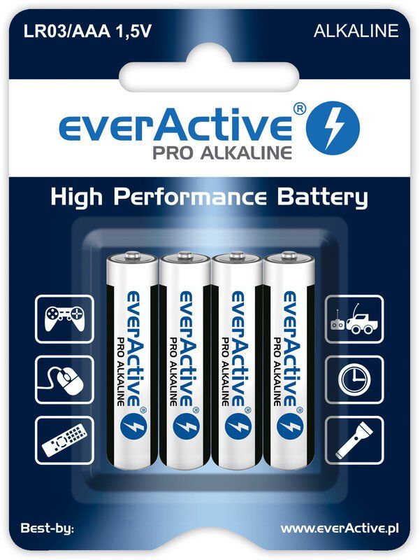 Akkus & Batterien: everActive pro Alkaline AAA, LR03, Ablaufdatum 06.2033 – Neu und originalverpackt aus Kottwil von Crazyrolf