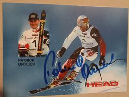 Patrick Ortlieb - handsignierte Karte