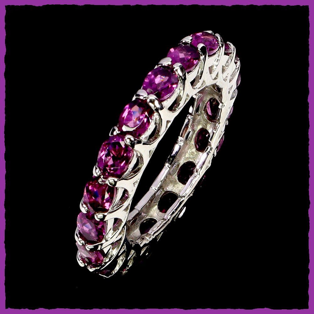 Anelli: Rhodolith Garnet Ringe 925 Silber – Nuovo e nell'imballaggio originale da Oberglatt ZH venduto da Goldfee1