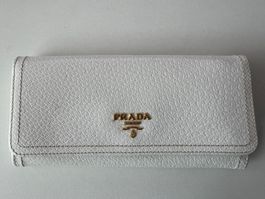 Prada Portemonnaie, weiss (wenig gebraucht)