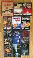 Dan Brown & Mary Higgins Clark : 12 romans grands formats !!