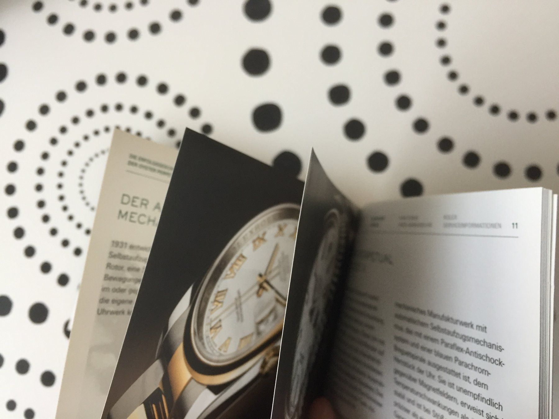 Rolex Documenti: ROLEX - DATEJUST AND DATEJUST II - OPERATING INSTRUCTIONS DE – Usato da Epalinges venduto da dream-watch 2