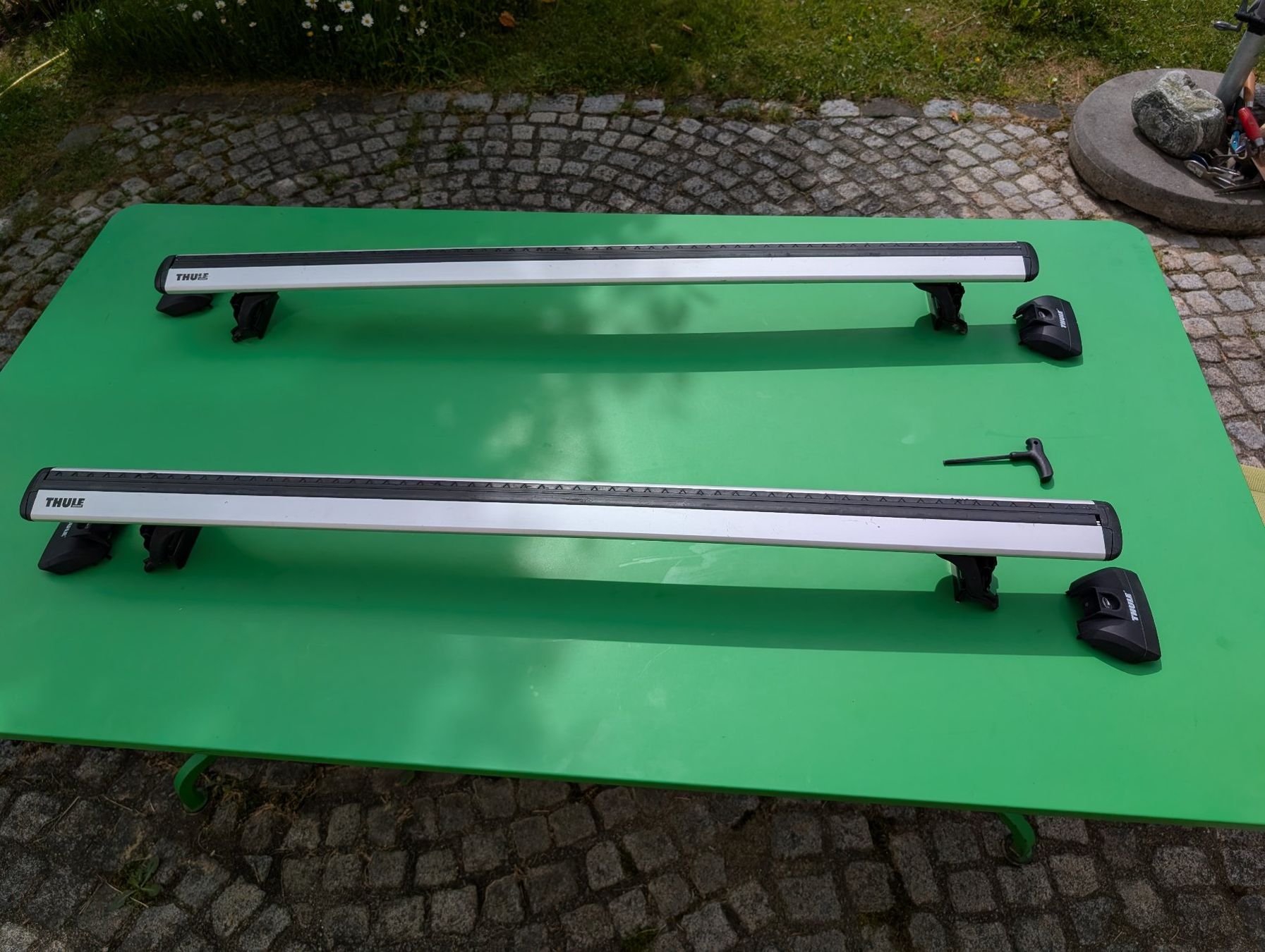 Thule Portapacchi: Thule WingBar Dachträgersatz Länge 132 – Usato da Speicher venduto da luk30871 2