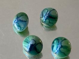 Boutons vintage en verre Murano