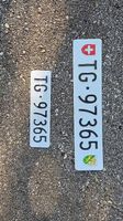Auto Nummerschild Thurgau