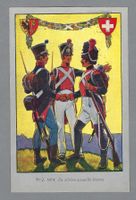 1914, CENTENAIRE DE LA RÉUNION DE GENÈVE À LA SUISSE, GS! R!