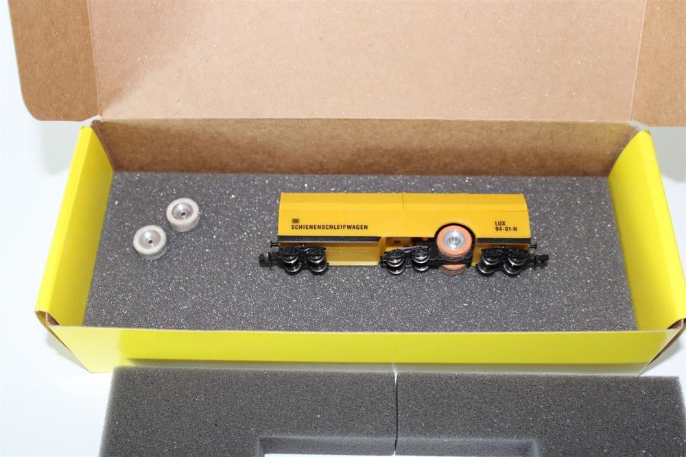 LUX Modellbau Schienenschleifwagen N-Spur 1:160 - Digital & Analog Steuerbar