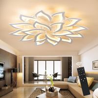 LED Deckenleuchte Ø85 cm  ,Wohnzimmerlampe mit Fernbedienung
