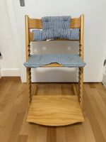 Tripp Trapp Stokke mit Sitzkissen Streifen Neuwertig