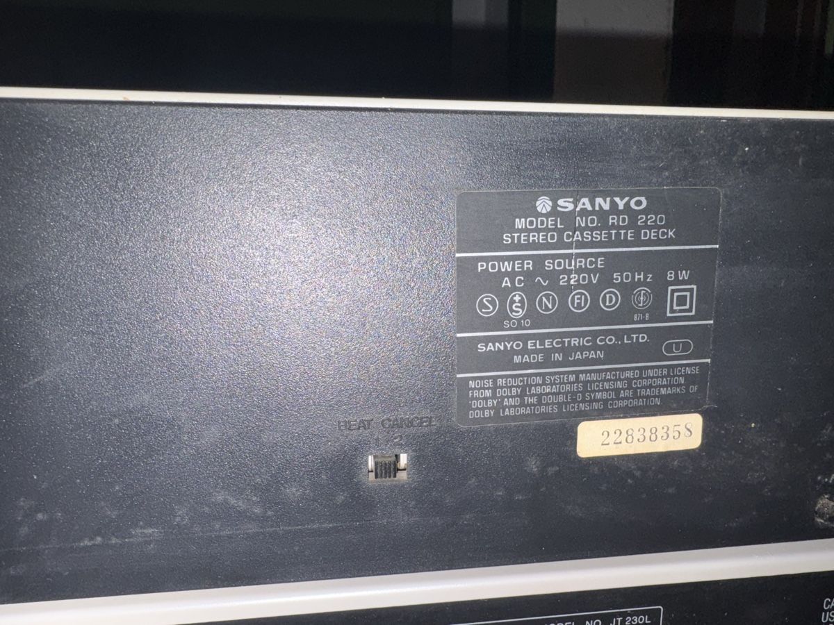 Sanyo Aufnahmegeräte: Ensemble Sanyo SD 220 + JT 330 + JA 500 – Gebraucht aus Brügg BE von haj_9zhk 8