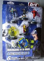 AVENGERS VS. X-MEN HEROCLIX BLUE STARTER SET BY WIZKIDS 2013