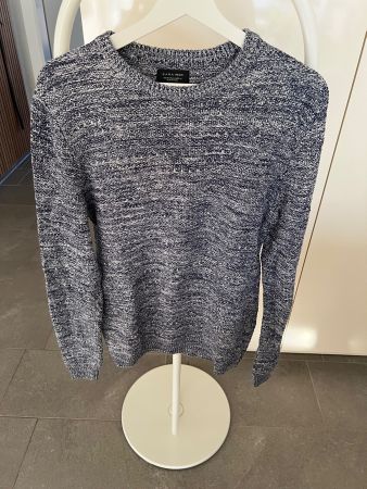 ZARA MAN Pullover, blau in Grösse M