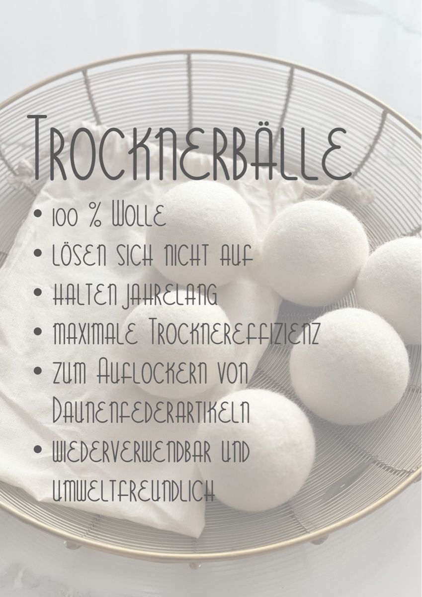 Asciugatrici: Trocknerbälle aus 100% Wolle – Nuovo e nell'imballaggio originale da Stansstad venduto da bruce888 1